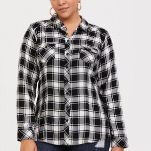 Challis Button-Down Long Sleeve Shirt